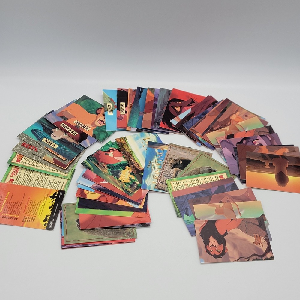 1994 SkyBox Disney The Lion King Cards Series 1 And 2 Incomplete Vintage 90s